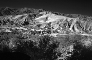 Attollo Engineering Phoenix SWIR Camera Core Image of Southern California Mountains
