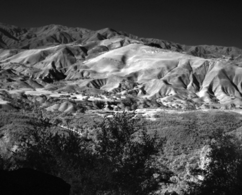 Attollo Engineering Phoenix SWIR Camera Core Image of Southern California Mountains