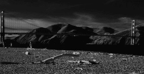 San Francisco Golden Gate Bride taken in SWIR Wavelength