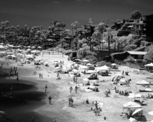 Attollo Engineering Phoenix SWIR Camera Core with 5 micron pixel pitch and low SWaP (Size, Weight and Power).Image of Beach in Southern California.
